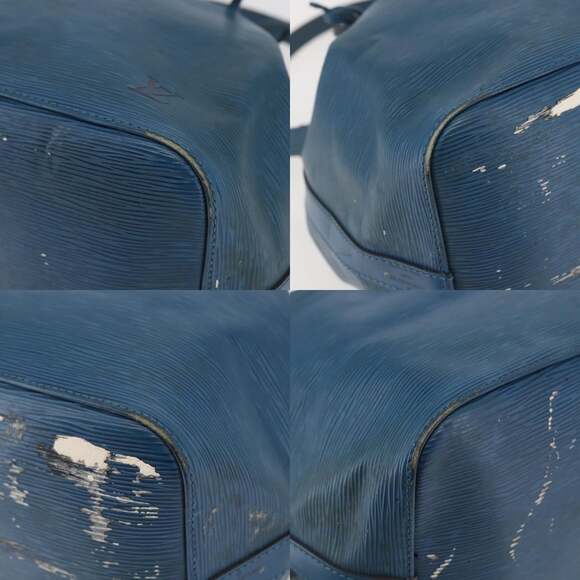 LOUIS VUITTON Epi Petit Noe Shoulder Bag Blue M44105 - Picture 10 of 12
